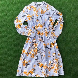 Who What Wear | Striped Floral Print Dress